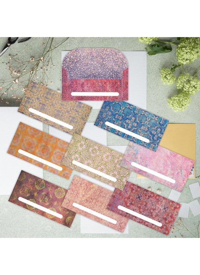 PARTH IMPEX 120 Pack Gift Envelopes For Cash - 3.5" X 7" Vintage Rustic Design - Decorative Fancy Colorful Money Saving Holder Card For Shagun Christmas Birthday Baby Shower Wedding Graduation  - Image 4