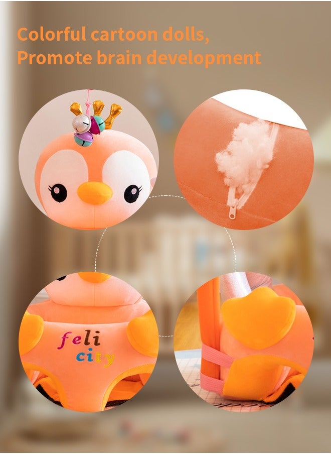Soft Touch Baby Support Sofa Baby Sofa Chair Soft Plush Cartoon Animals Baby Sit Up Chair Learning to Sit Cushion Seats for Toddlers 3-24 Month Infant Sitting Chair Baby Sitting Chair Baby Seat  - Image 5