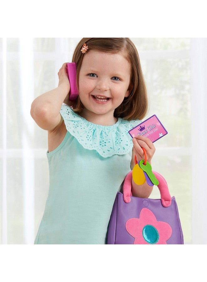 Kidoozie Kidoozie My First Purse - Pretend Play Purse with Wallet, Credit Card, Lipstick, Mirror, and More for Ages 2+. Kids Will Love Pretending to be Grown-ups!  - Image 3