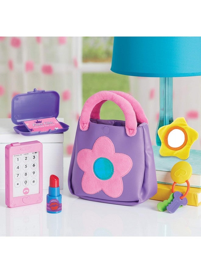 Kidoozie Kidoozie My First Purse - Pretend Play Purse with Wallet, Credit Card, Lipstick, Mirror, and More for Ages 2+. Kids Will Love Pretending to be Grown-ups!  - Image 4