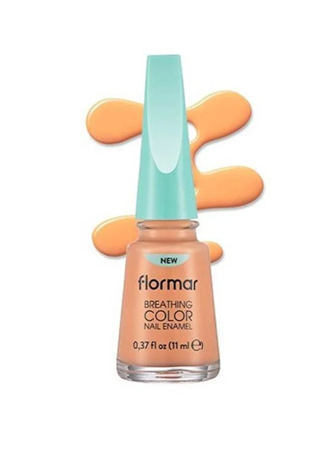 flormar Flormar Breathing Color Nail Enamel - 005 Salmon Pink