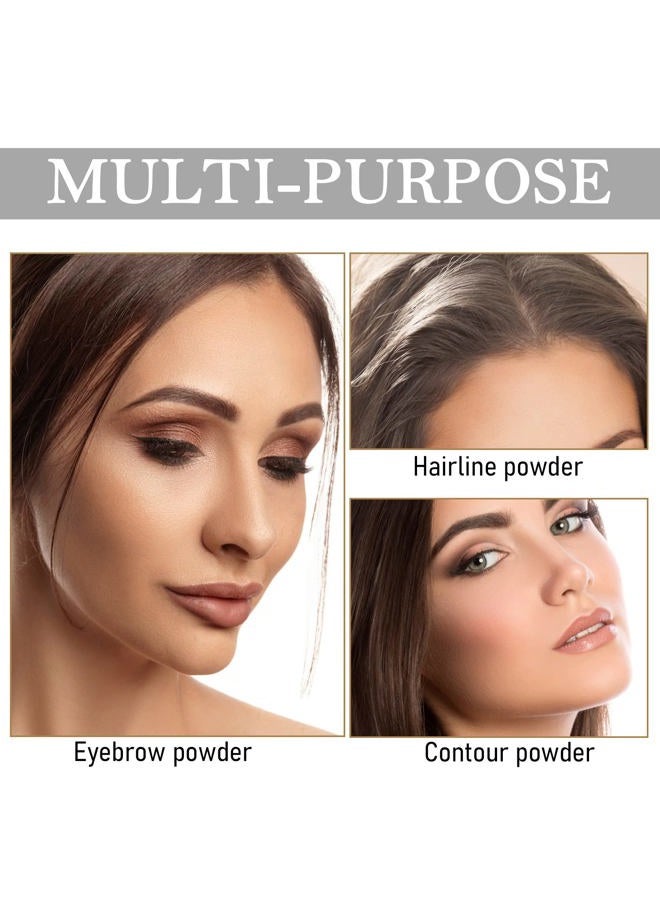Boobeen Hairline Powder Hair Root Touch-Up Quick Cover Thin Hair, Hair Color Shadow Instantly Conceals Hair Loss, Suitable for Grey Hair - Image 3