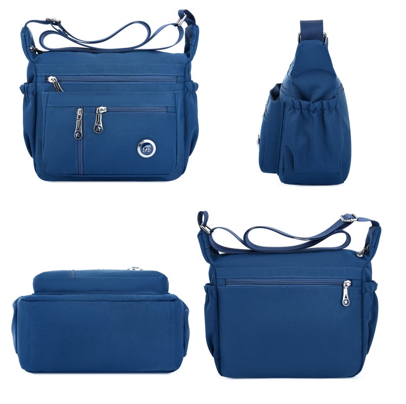 Fabuxry Purses and Shoulder Handbags for Women Crossbody Bag Messenger Bags (Navy) - Image 4