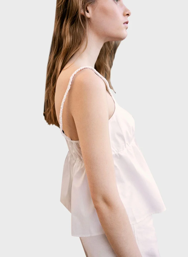H&M Tie-Detail Strappy Top