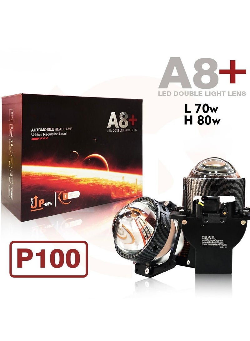 P100 LED Lens, 8000LM, 70W/80W, 6500K Colour Temperature, Energy Efficient Projector  - Image 1