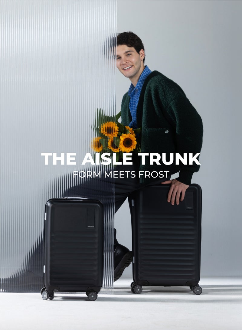 Mokobara The Aisle Trunk Set Of 2 - Durable Polycarbonate Material | Money Moves, Black - Image 2