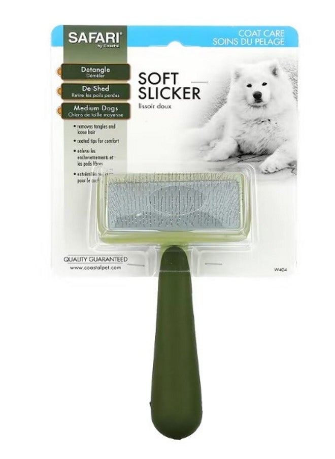 Safari Soft Slicker Brush for Medium Dogs 1 Slicker Brush  - Image 1