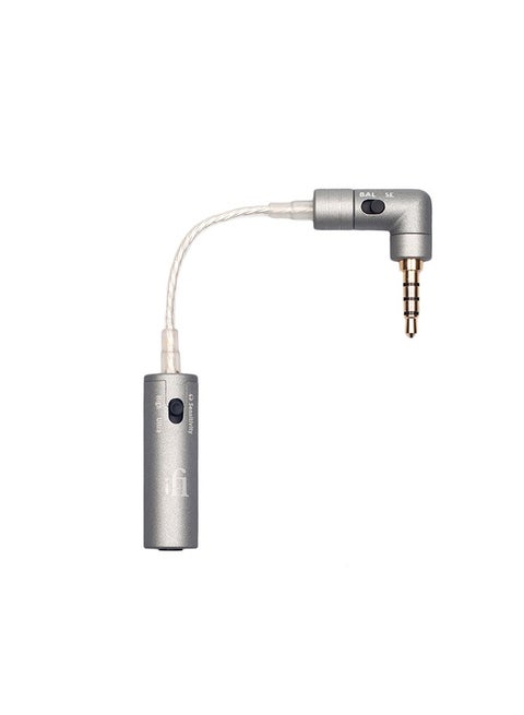 iFi iEMatch+  Lossless Headphone Impedance Matcher Noise Reduction Attenuator Equalizer 2.5/3.5 to 4.4 mm Headphone Adapter