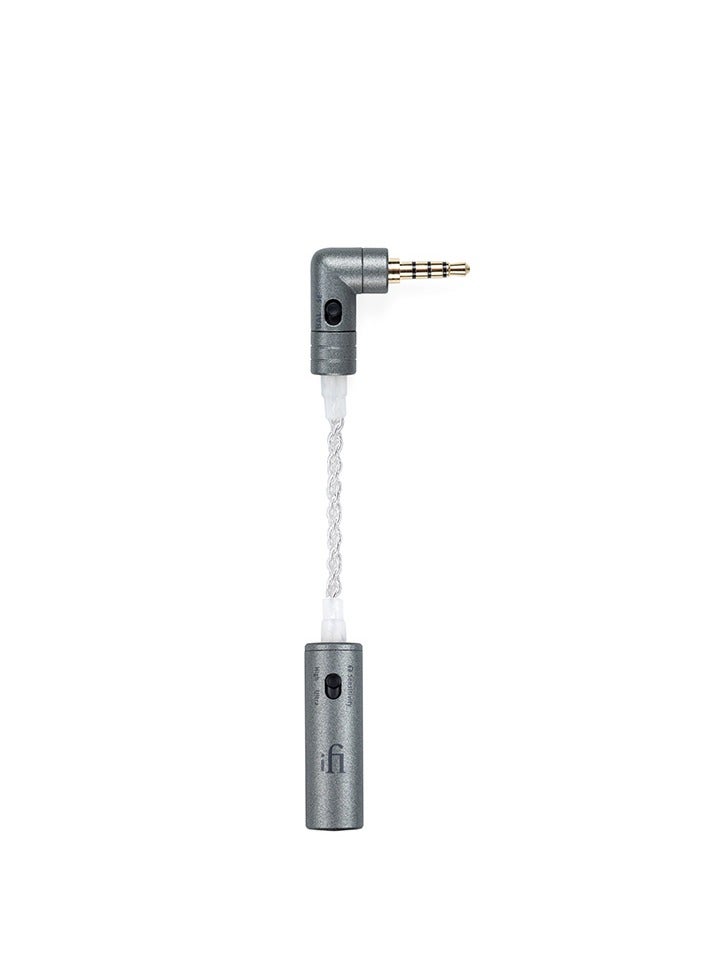 iFi iEMatch+  Lossless Headphone Impedance Matcher Noise Reduction Attenuator Equalizer 2.5/3.5 to 4.4 mm Headphone Adapter