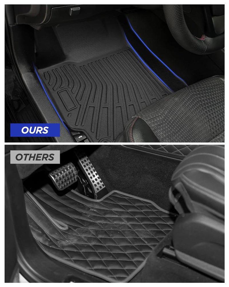 BAMACAR Floor Mats Cargo Liner for Toyota Camry 2017 2016 2015 LE/SE/XSE/XLE, All Weather Floor Liner for Camry 2015-2017Car Accessories, Waterproof Automotive Rubber Heavy Duty Trunk Mat Anti-Slip - Image 4