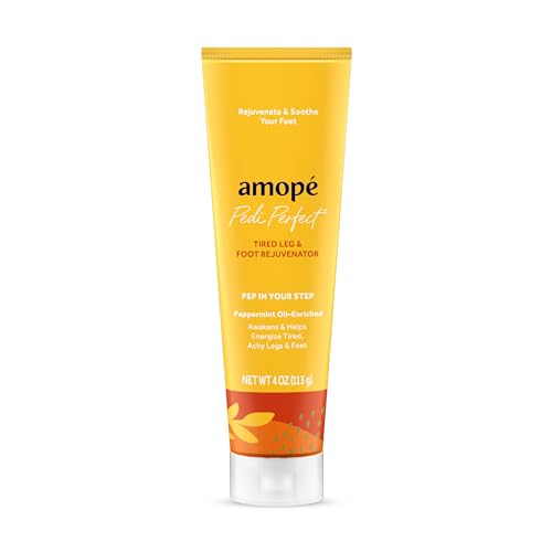 Amope Amopé Pampering Kit - Contains Charcoal Foot Scrub, Tea Tree Foot Scrub, Epsom Salt Foot Scrub, Invigorating Foot Soak, Tired Leg & Foot Rejuvenator, Foot & Leg Scrubber and Luxury Storage Bag - Image 3