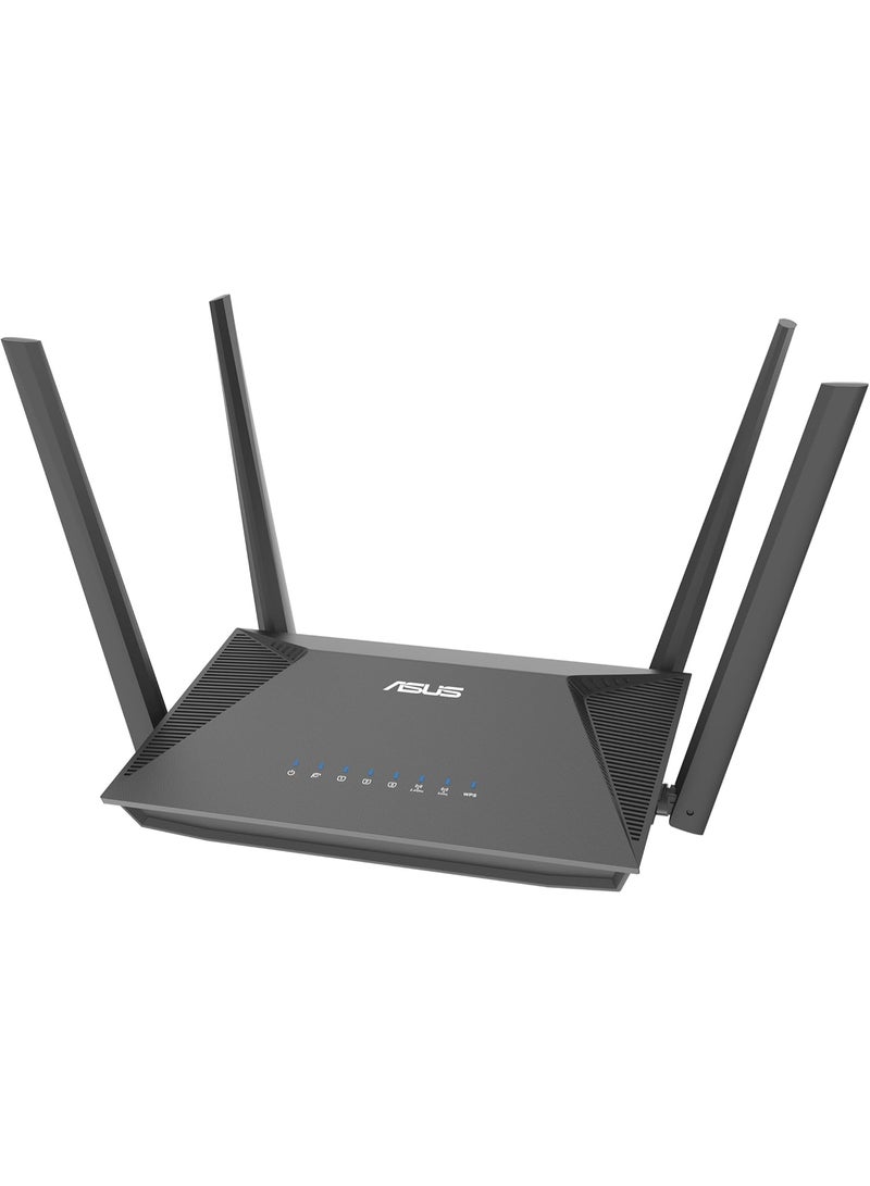 ASUS RT-AX52 Pro (AX3000) Dual Band WiFi 6 Extendable Router Black - Image 3
