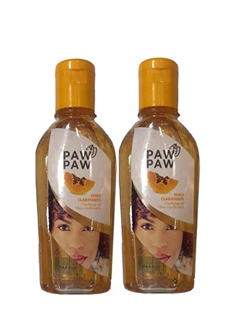 باو باو 2  قطعة من زيت منقي مع فيتامين E ومستخلصات البابايا 60 مل - Image 1