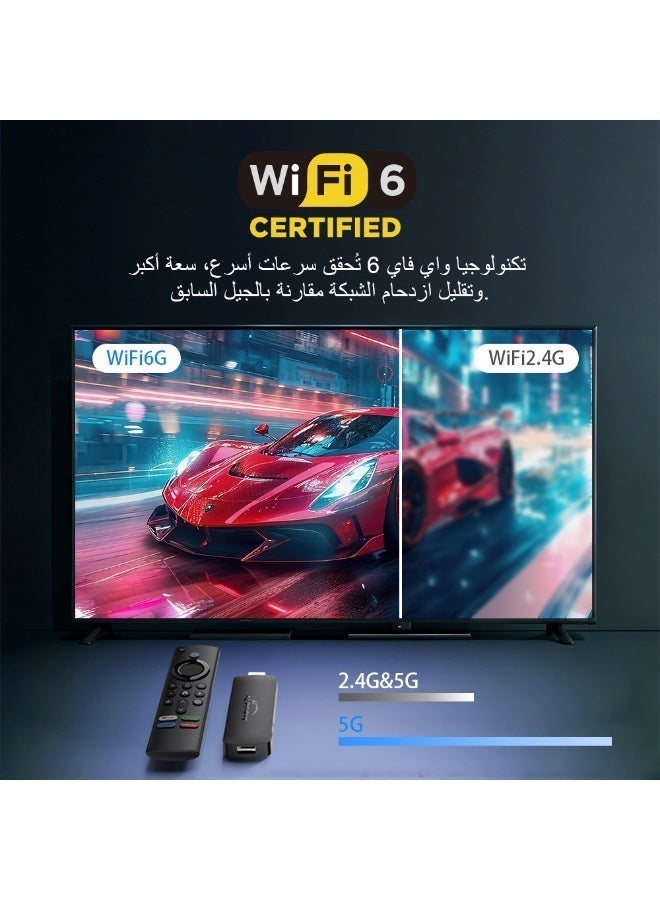 4K TV BOX, 2GB RAM 16GB ROM H618 Quad-Core, Smart Android 12.0, 4K Ultra HD Streaming Media Player with Remote, 2.4G/5G WiFi, USB, Supports HDR10 - Image 2