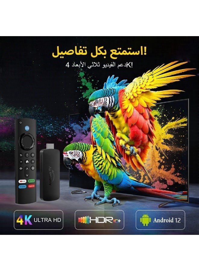 4K TV BOX, 2GB RAM 16GB ROM H618 Quad-Core, Smart Android 12.0, 4K Ultra HD Streaming Media Player with Remote, 2.4G/5G WiFi, USB, Supports HDR10 - Image 3