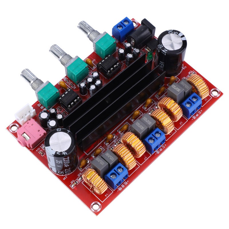 TPA3116D2 Amplifier Board 50Wx2+100W 3-Channel - DC12-24V Wide Voltage High Performance Double Sided Circuit for Home Audio - Image 3