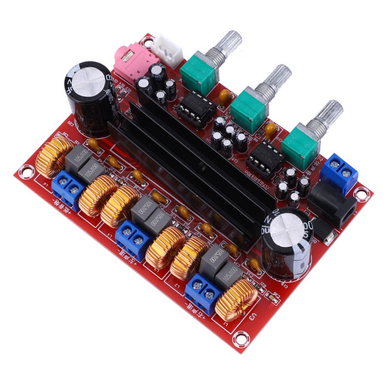 TPA3116D2 Amplifier Board 50Wx2+100W 3-Channel - DC12-24V Wide Voltage High Performance Double Sided Circuit for Home Audio - Image 5