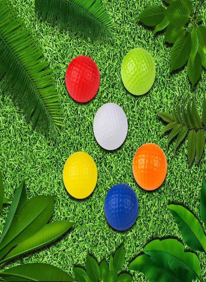REHALY 108 Pcs Foam Golf Practice Balls, Multicolor Realistic Feel Flight Training Balls for Backyards, Swing Practice, Driving Range, Indoor Outdoor Training - Image 3