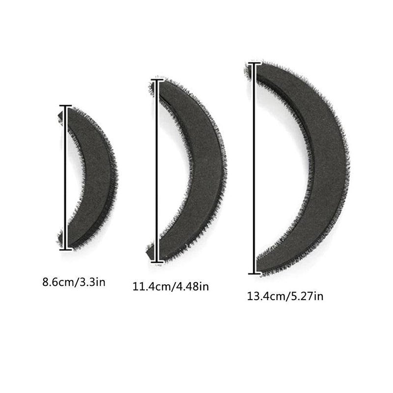 Hair Base Sponge, 3Pcs/Set Hair Pads Hair Volume Increase Puff Hair Bun Maker, Invisible Hair Clip Comb, Foam Sponge Bump Up Insert Base Hair Styling Accessories (Bag) Picture payment - Image 3