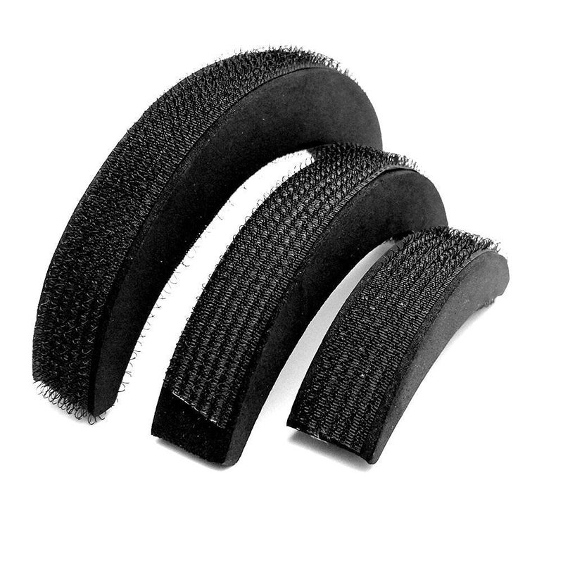 Hair Base Sponge, 3Pcs/Set Hair Pads Hair Volume Increase Puff Hair Bun Maker, Invisible Hair Clip Comb, Foam Sponge Bump Up Insert Base Hair Styling Accessories (Bag) Picture payment - Image 1