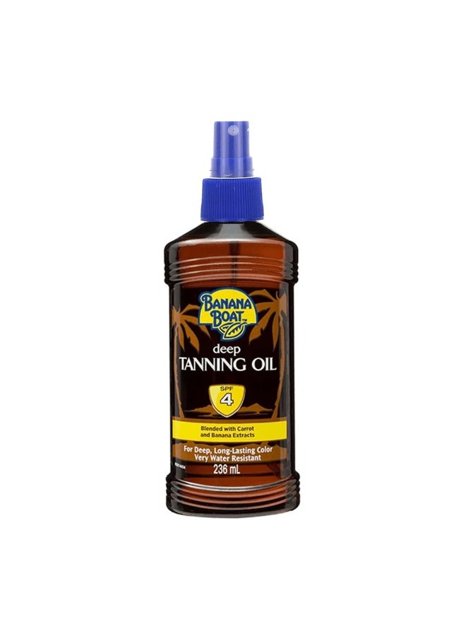 BANANA BOAT Deep Tanning Oil Spf 4 - 236ml - Image 1