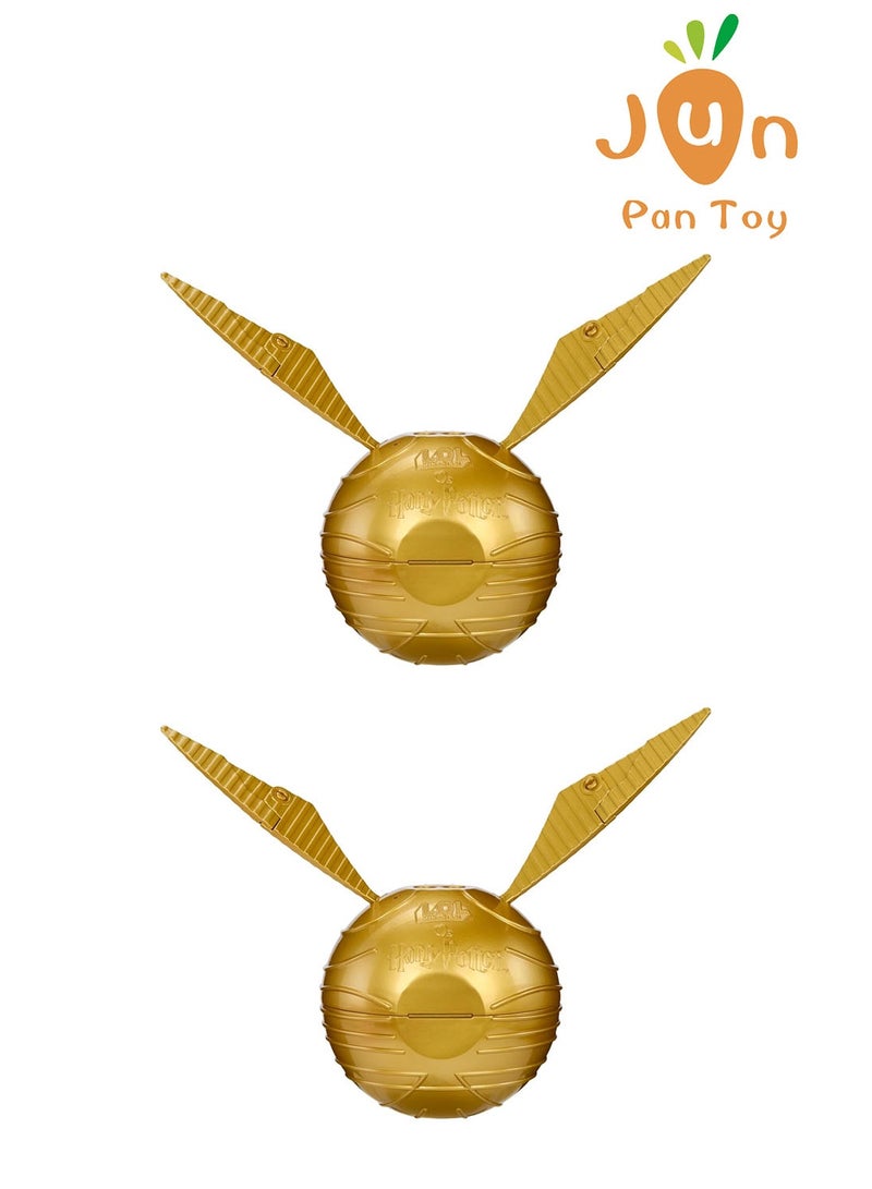 علبة عشوائية LOL Surprise MGA Entertainment Loves Harry Potter Minis كرة ذهبية Golden Snitch دمية مجسمات ألعاب أطفال بنات هدية قطعتين 2Pieces