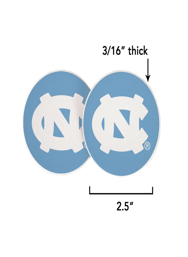 Desert Cactus University of North Carolina Chapel Hills Car Accessories Absorbent Sandstone Cup Coasters Licensed Product Set of 2 (Design A) - Image 3