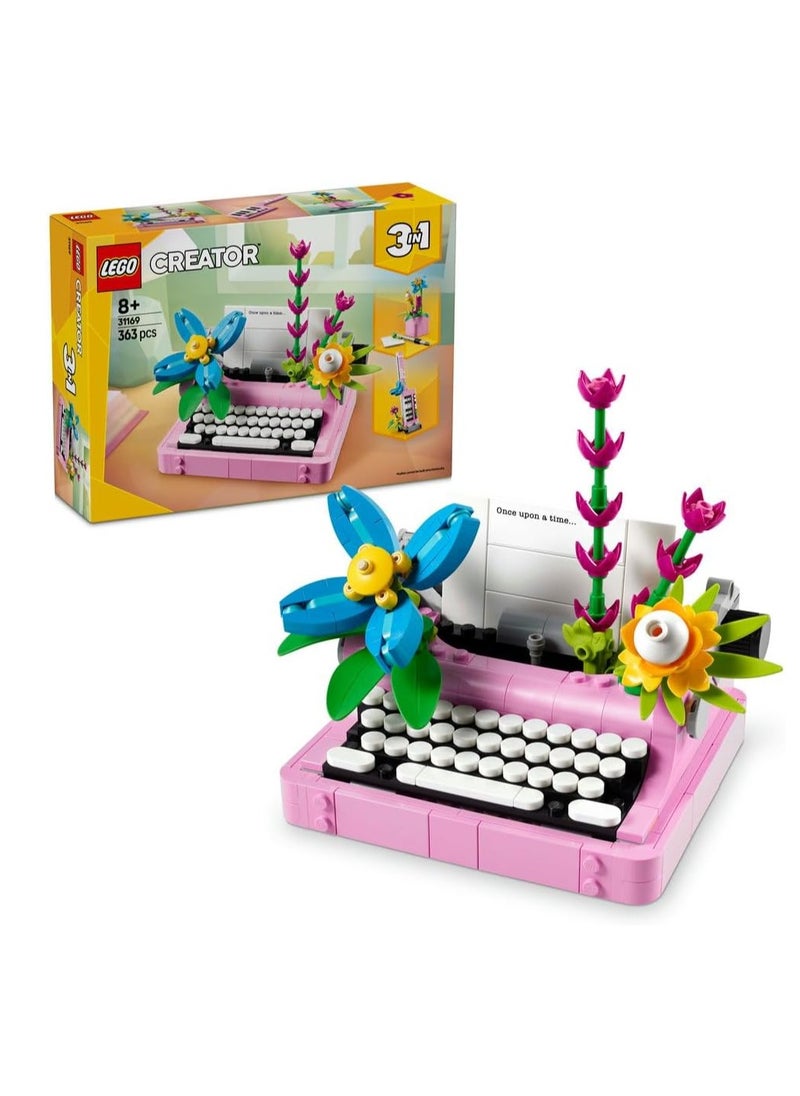 LEGO LEGO Typewriter With Flowers Building Set 31169  - Image 1
