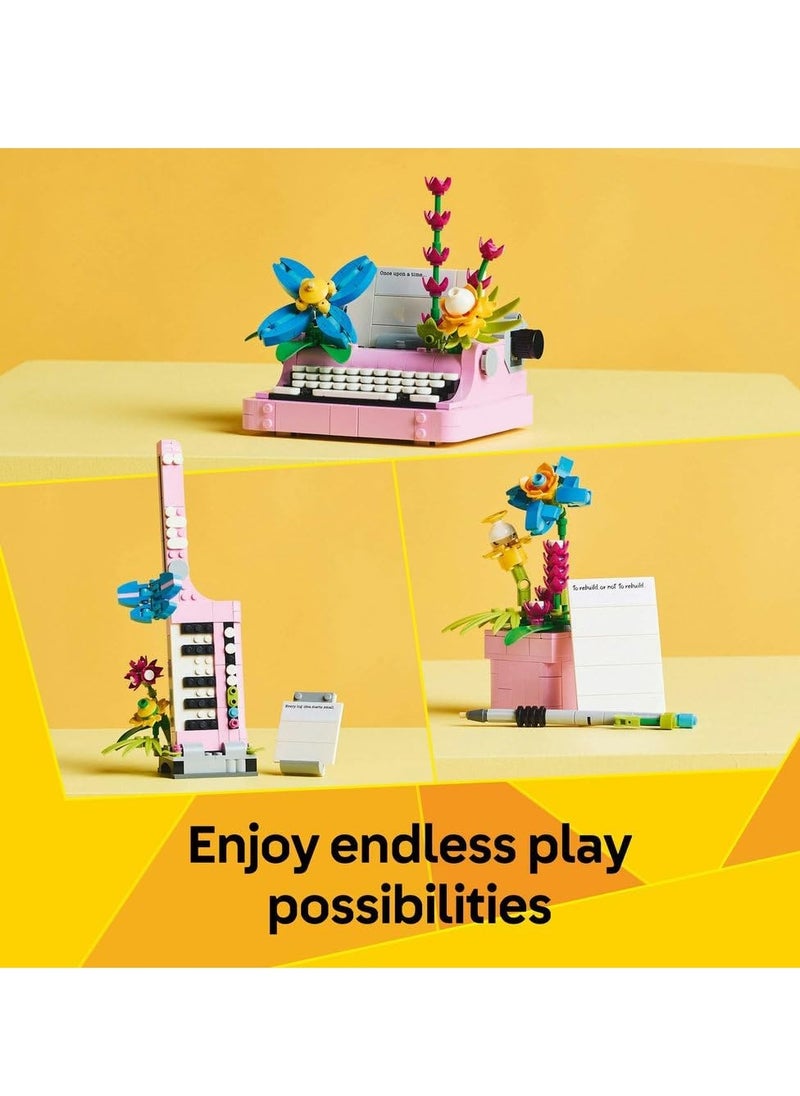 LEGO LEGO Typewriter With Flowers Building Set 31169  - Image 5