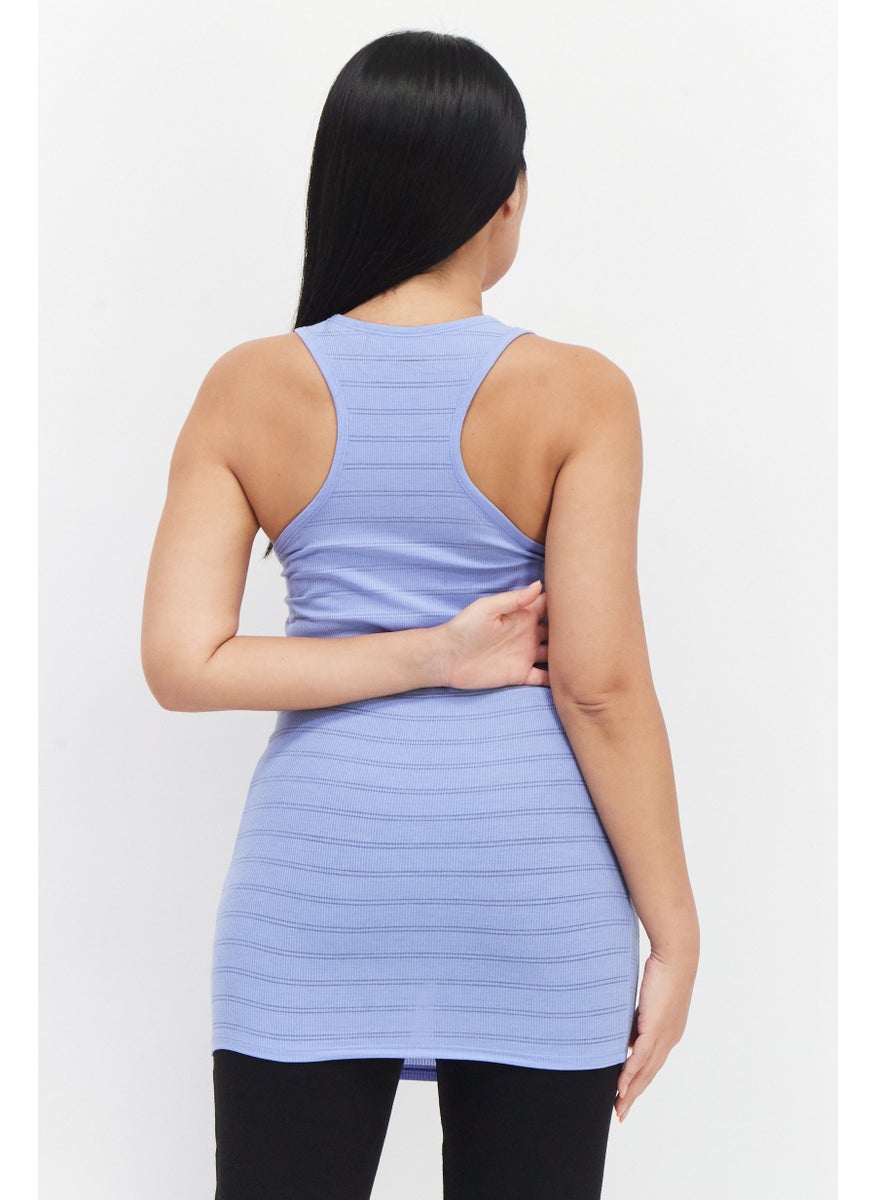 Champion Women Sportswear Fit Sleeveless Training Tank Top, Blue  - Image 2