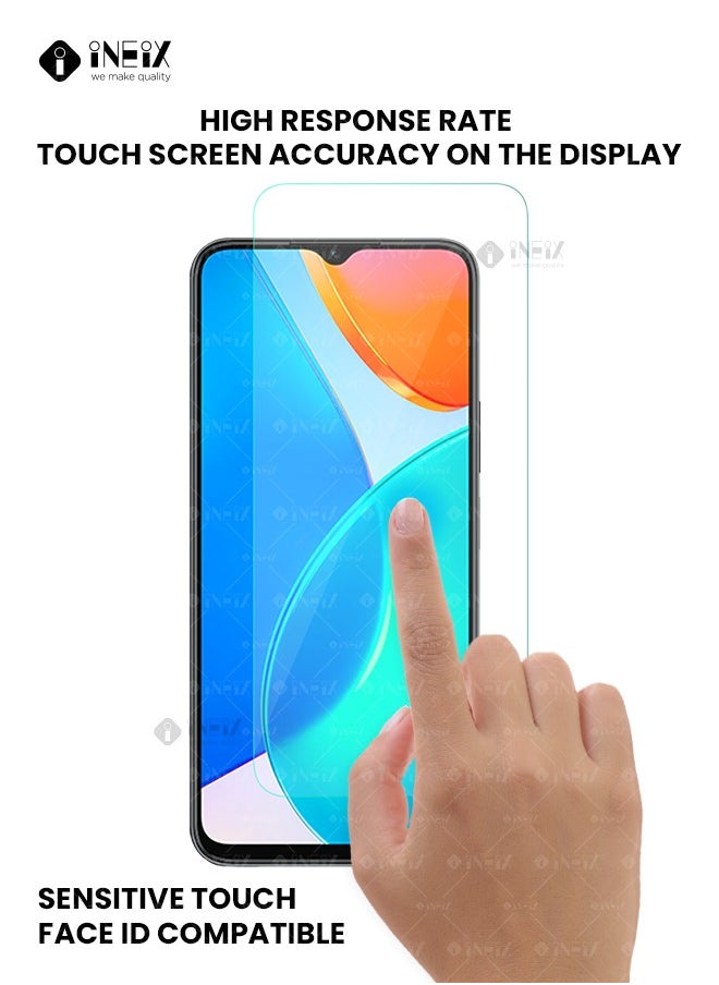 INEIX - 3-Pieces Tempered  Glass Screen Protector For Honor X6-Clear - Image 1