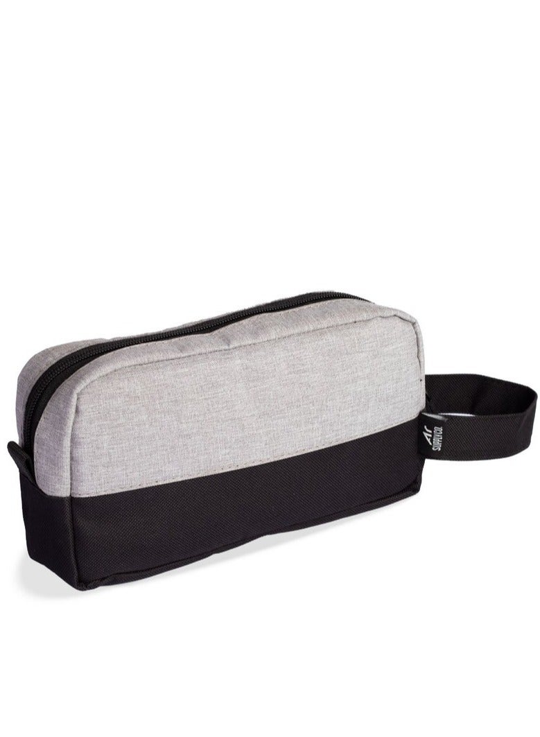 Ar supply AR Pluto by Arij Bags | Small handbag for everyday use, lightweight and easy to carry, main zipper compartment, additional inner pocket, suitable for outings and daily movement (23 × 14 × 6 cm) (Black & Grey) - Image 4