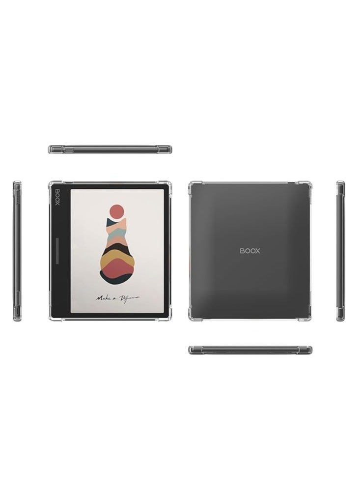 General - Onyx Boox Tablet Go 7 Color/Boox Page/Leaf2/Leaf3/Leaf3 C/Boox Galileo eReader - Ultra-thin, lightweight, transparent, flexible soft silicone back - Image 1