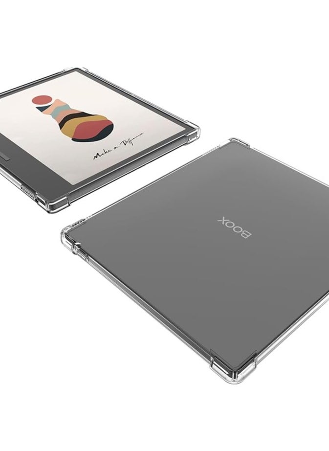 General - Onyx Boox Tablet Go 7 Color/Boox Page/Leaf2/Leaf3/Leaf3 C/Boox Galileo eReader - Ultra-thin, lightweight, transparent, flexible soft silicone back - Image 1