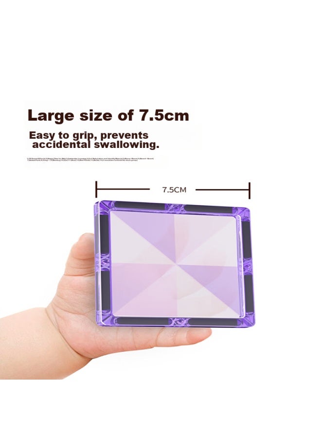 Bmag Diamond Track Magnetic Tiles, Children's Colorful Window, Baby Magnetic Enlightenment Toy, Puzzle Building Blocks, Birthday Gift Box, 115 Pieces - Image 2