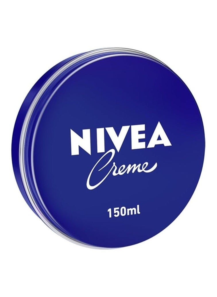 Nivea Nivea Moisturising Cream, Universal All Pourpose Moisturizer for Face Body Hands, Tin 150ml  - Image 1