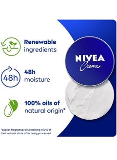 Nivea Nivea Moisturising Cream, Universal All Pourpose Moisturizer for Face Body Hands, Tin 150ml  - Image 2