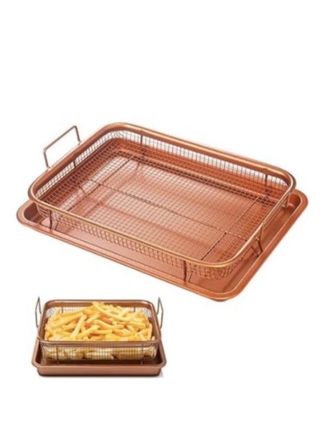 صينية التحمير الصحية 2 في 1 – أكل محمر بدون نقطة زيت - Image 2