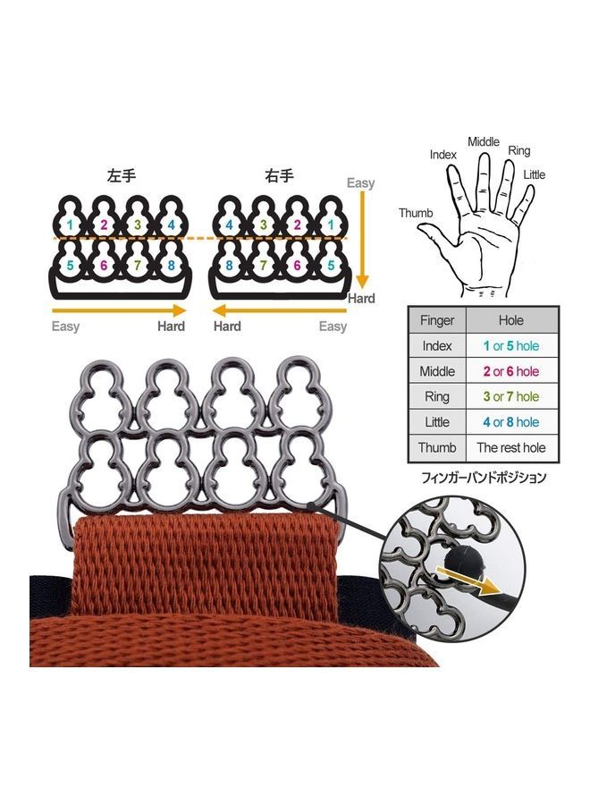 XiuWoo Finger And Hand Extensor Exerciser Trainer With Resistance Band - Image 5