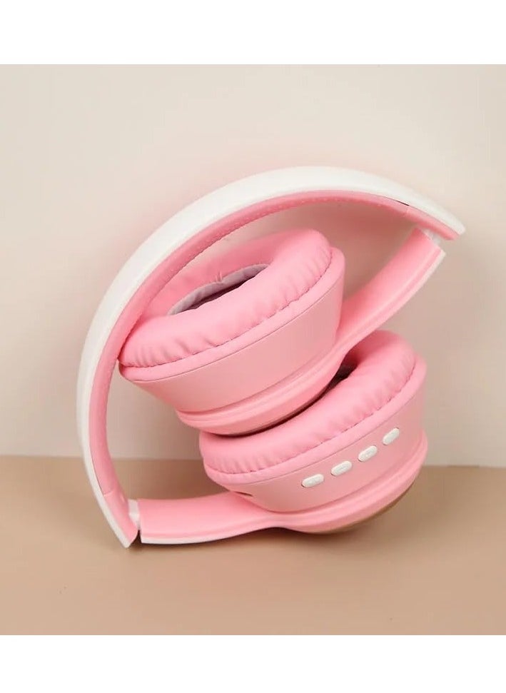 AMBERJACK Wireless Music BT Headphones for Gaming Over Ear Foldable Noise Protection Headset AKZ61 For Children Boy Girl Travel School Phone Pad Tablet PC  - Image 4