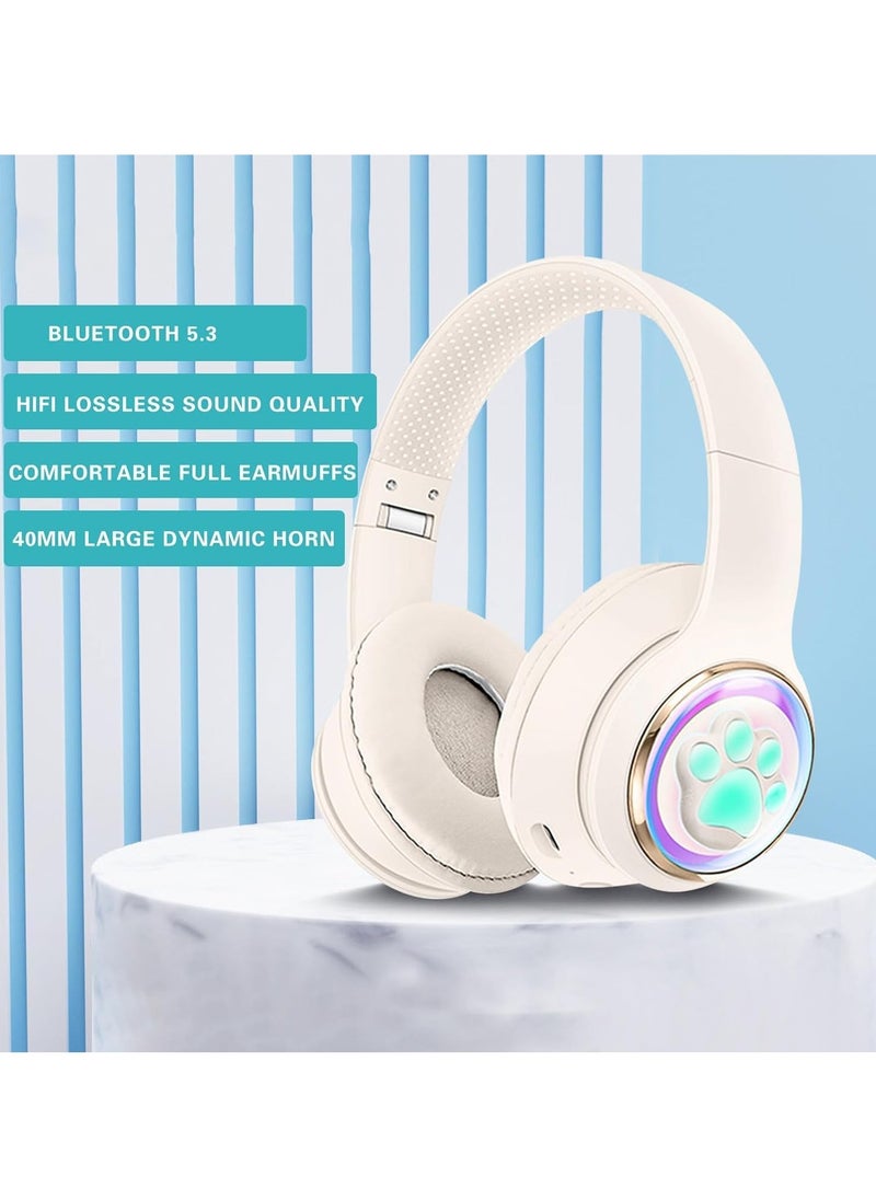 AMBERJACK Wireless Music BT Headphones for Gaming Over Ear Foldable Noise Protection Headset AKZ61 For Children Boy Girl Travel School Phone Pad Tablet PC  - Image 2