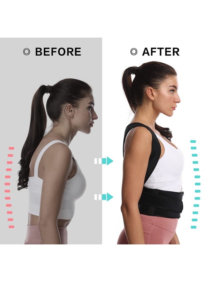 Sifoz Free Size Posture Corrector For Men And Women Back Support Belt Back Pain Back Straight And Shoulder Support Belt (Universal Size) (Metallic Belt) (Posture Corrector Belt) - Image 3