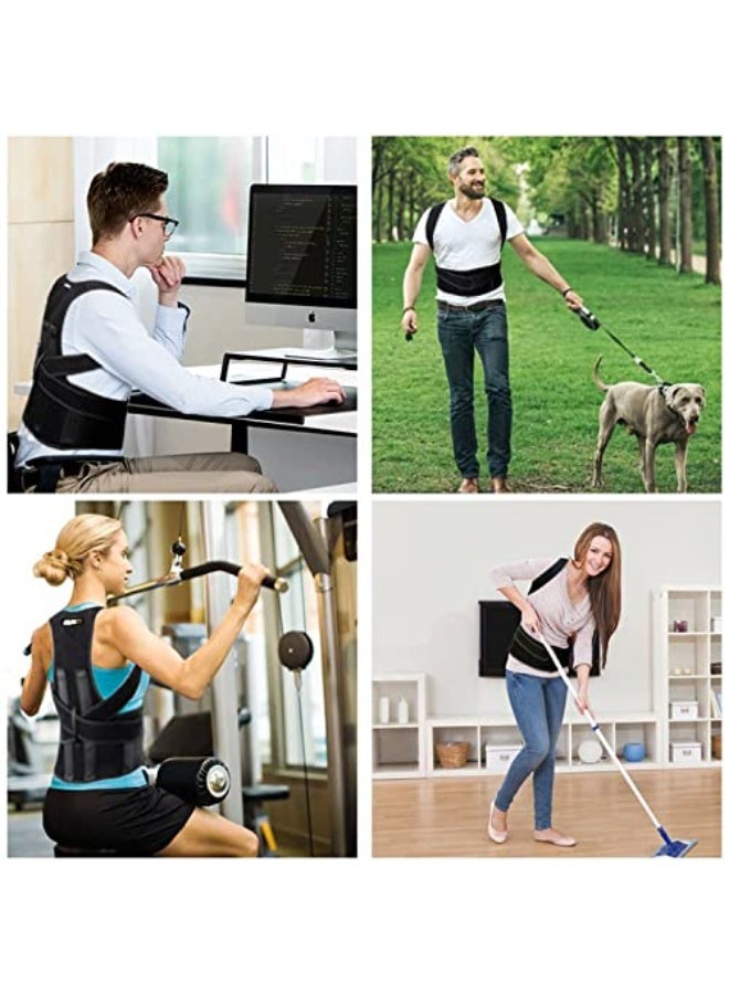 Sifoz Free Size Posture Corrector For Men And Women Back Support Belt Back Pain Back Straight And Shoulder Support Belt (Universal Size) (Metallic Belt) (Posture Corrector Belt) - Image 5