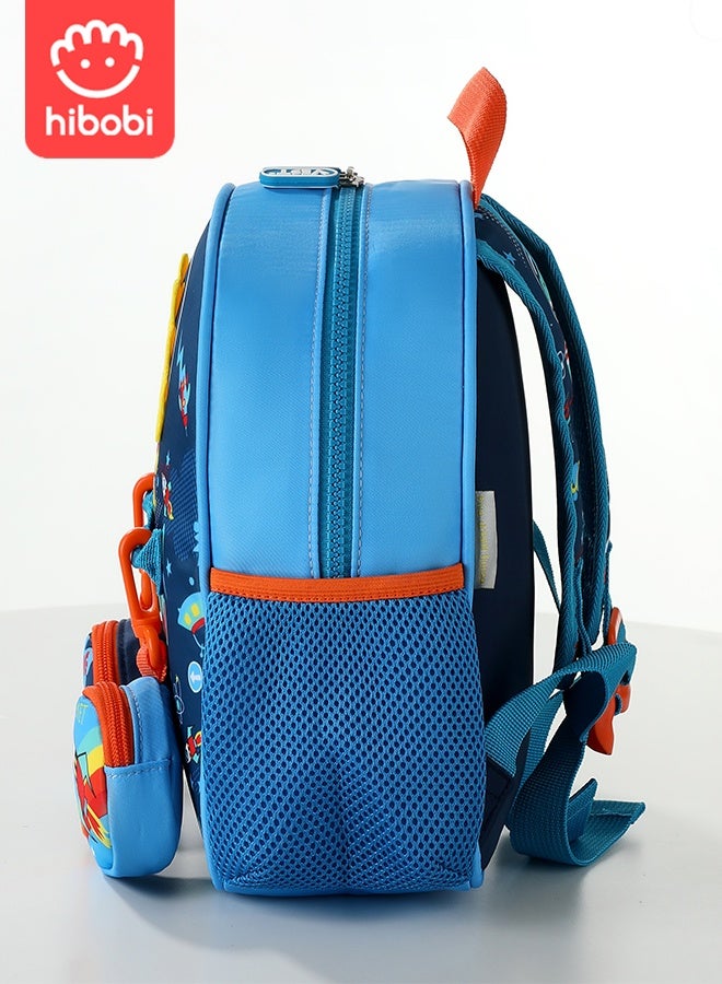 hibobi 3PCS Dinosaur Backpack Set for Boys – Includes Lunch Bag & Round Coin Pouch – Ergonomic & Lightweight, Waterproof & Durable – Ideal for Boys Aged 3–6 – Back-to-School Gift - Image 3