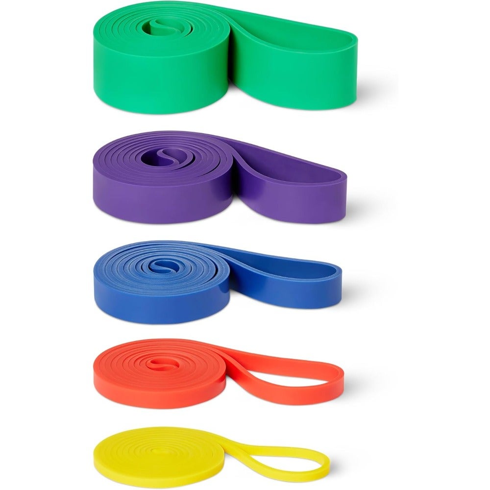 Exercise Resistance Bands for Working Out, Set of 5, Multiple Resistance Levels