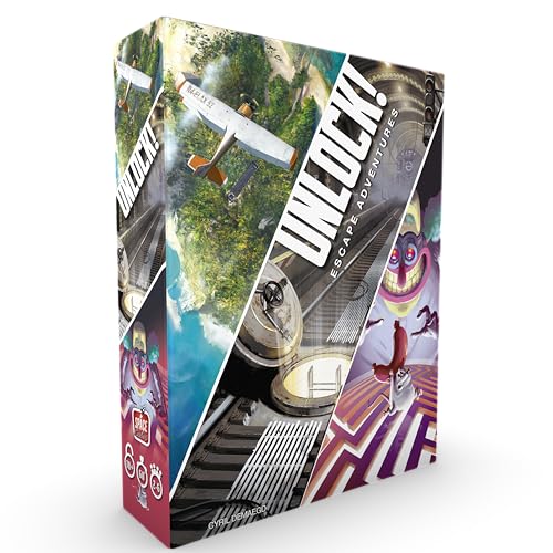 Asmodee UNLOCK! Escape Adventures Card Game - Escape Room-Inspired Cooperative Adventure, Fun Family Game for Kids and Adults, Ages 10+, 1-6 Players, 1 Hour Playtime, Made by Space Cowboys - Image 1