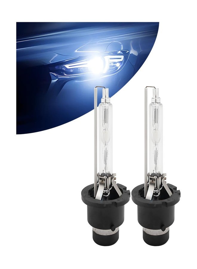 Mandark 2PCS Car D2S HID Bulbs, 6000K Cool White Xenon Headlight Replacement Lights, 35W 12V Super Bright Waterproof Automotive High Low Beam Lamps, Car Parts Universal for SUV, Truck, RV - Image 1