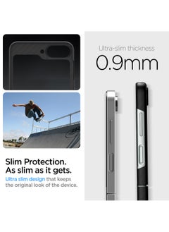 Spigen Air Skin for Samsung Galaxy Z Flip 6 Aramid Fiber Case Cover (2024) - Black  - Image 4