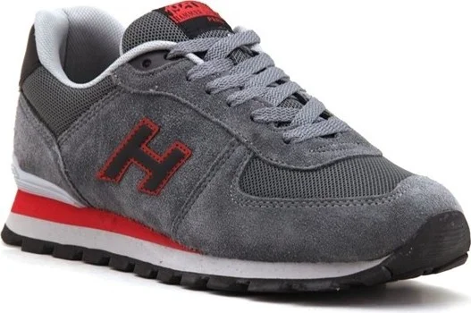 Hammer Jack Peru Men's Leather Sneakers-Grey