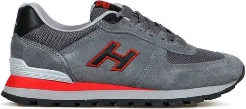 Hammer Jack Peru Men's Leather Sneakers-Grey